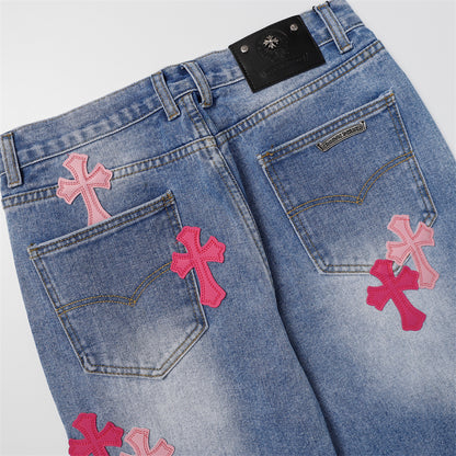 Chrome Hearts Signature Denim Jeans - Designer Streetwear Essential