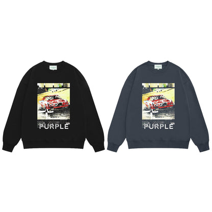 Purple  Sweatshirt