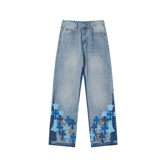Chrome Hearts Heritage Denim Jeans - Timeless Designer Luxury