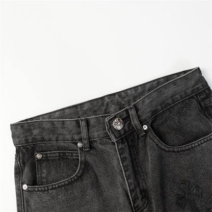 Chrome Hearts Artisan Denim Jeans - Handcrafted Designer Excellence