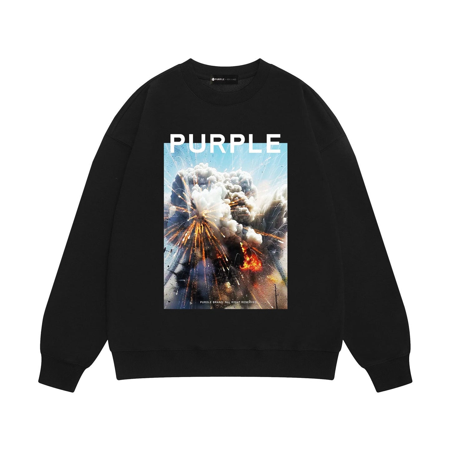 Purple  Sweatshirt