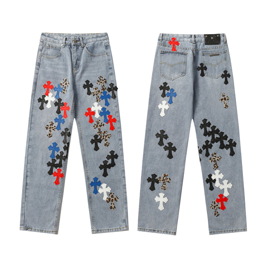 Chrome Hearts Iconic Denim Jeans - Legendary Luxury Streetwear