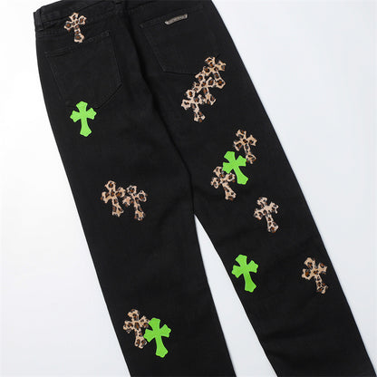 Chrome Hearts Premium Denim Jeans - Luxury Streetwear Collection