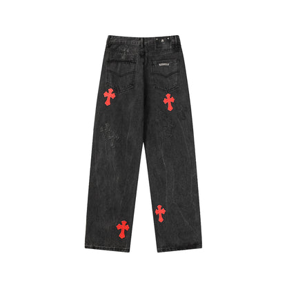 Chrome Hearts Artisan Denim Jeans - Handcrafted Designer Excellence
