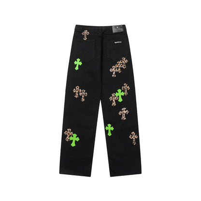 Chrome Hearts Premium Denim Jeans - Luxury Streetwear Collection
